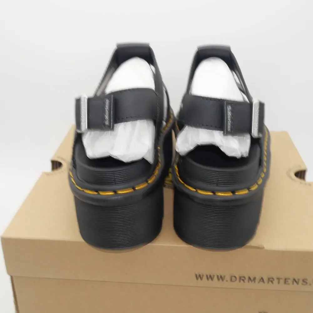 NEW Dr. Martens Platform Sandals Francis Leather Strap Retro Women's 8 - Picture 7 of 14